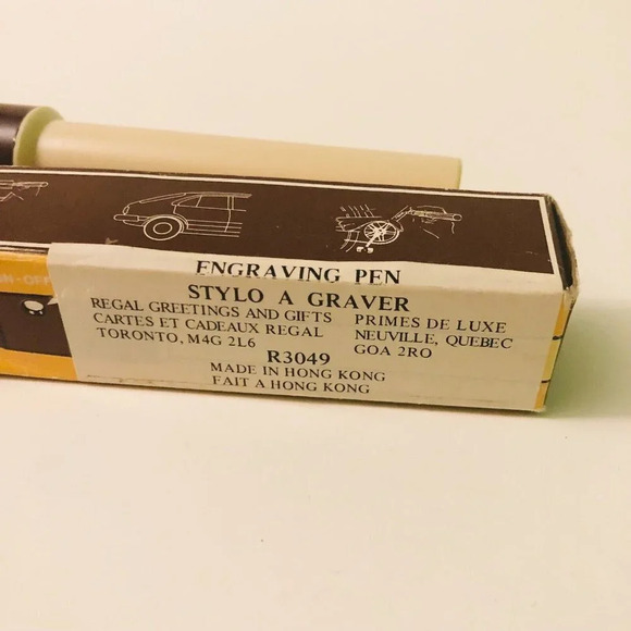 Vintage  Battery Operated Engraver Hong Kong - Picture 6 of 16